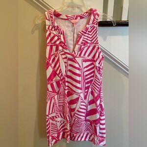 Lilly Pulitzer Dress Size Small Pink and White